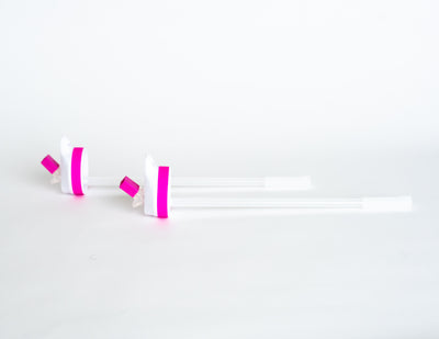 H2OCOACH - Boss Bottle 1 Gallon |Straw Lid Top - 2 Pack - Pink/White