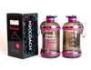 H2OCOACH - Today's Choices - Tomorrow's Body Half Gallon Water Bottle - w. Straw - 85 oz