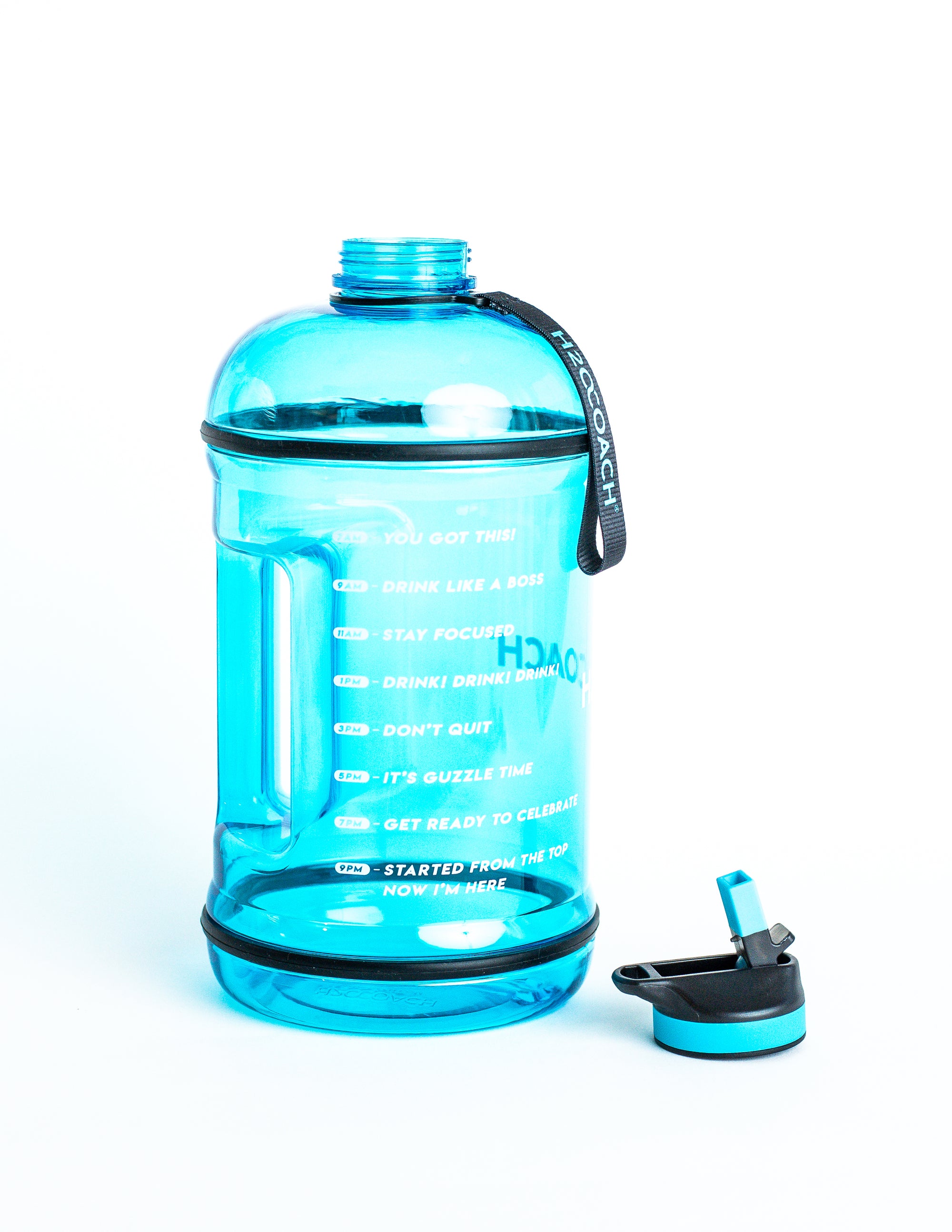 1lt water bottle with straw Gallon Water Bottle with Straw- BPA Free - 128 oz - Two Lids - H2OCoac