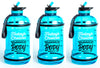 H2OCOACH - Today's Choices - Tomorrow's Body Half Gallon Water Bottle - w. Straw - 85 oz