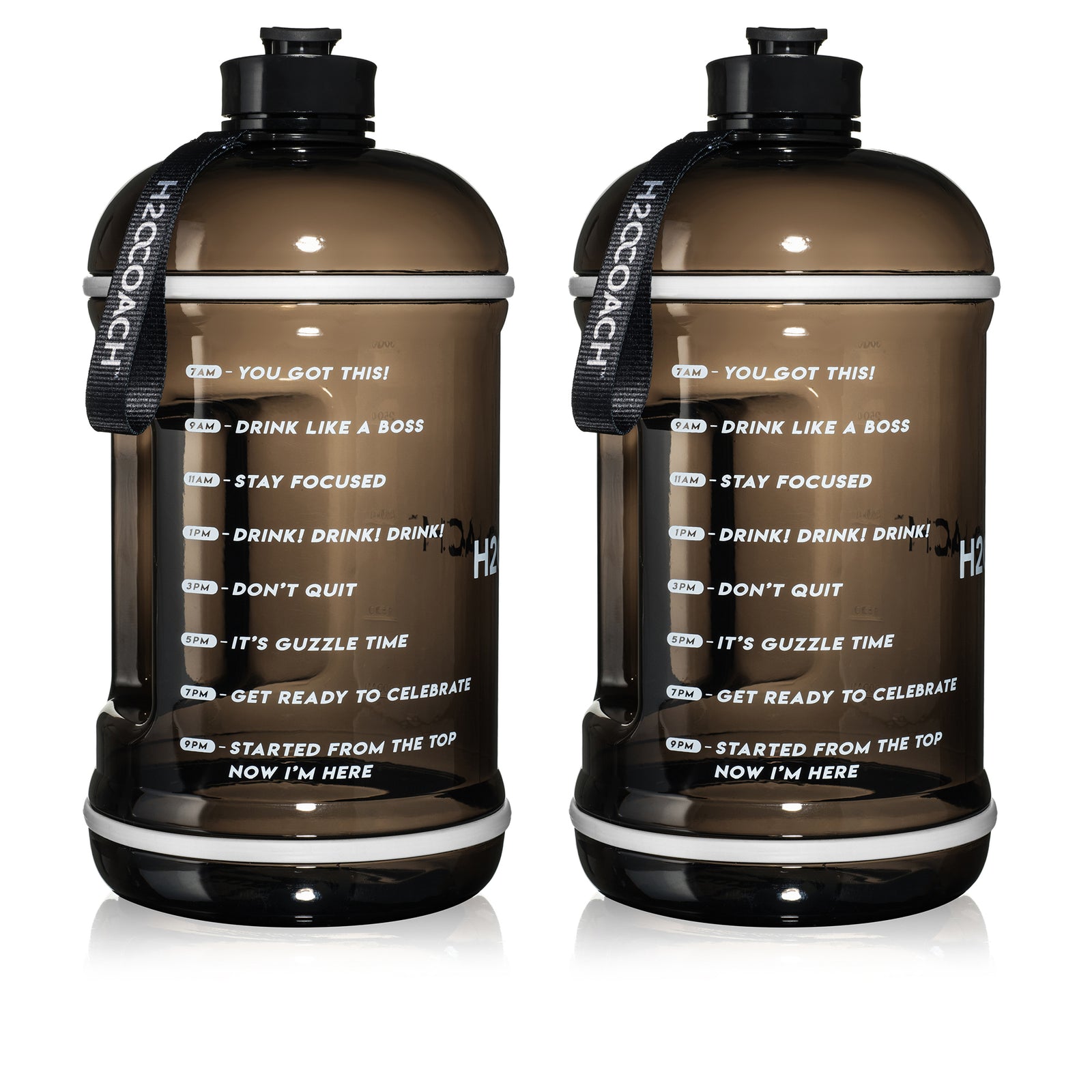 H2OCOACH One Gallon Set - BLACK -2 Quantity