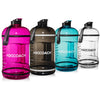 1 - H2OCOACH One Gallon Water Bottle Set - BPA Free - 128 oz - Black & Blue
