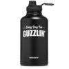 64 oz Water Bottle - Stainless Steel - H2OCoach half gallon