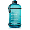 H2OCOACH One Gallon Water Bottle Set - BPA Free - 128 oz - Black & Blue