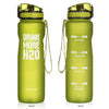 H2OCOACH - Drink More H2O Water Bottle - 36 oz. Compact with Fruit Infuser Filter