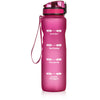 H2OCOACH - Drink More H2O Water Bottle - 36 oz. Compact with Fruit Infuser Filter