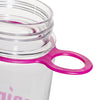 H2OCOACH - Drink Up 30 oz  Clear/Pink  and Transparent w. Black 1 Gallon Set - 2 Quantity