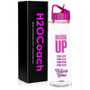 H2OCOACH - Drink Up 30 oz and Pink 1 Gallon Set - Colors:  Clear/Pink & Pink - 2 Quantity