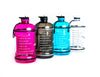 Gallon Water Bottle with Straw- BPA Free - 128 oz - Two Lids - H2OCoach