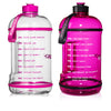 H2OCOACH One Gallon Water Bottle Set - Pretty N Pink & Pink -2 Quantity
