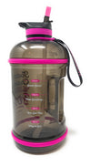 H2OCOACH - Today's Choices - Tomorrow's Body Half Gallon Water Bottle - w. Straw - 85 oz - Pink