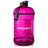 H2OCOACH One Gallon Water Bottle Set - BPA Free - 128 oz - Blue & Pink