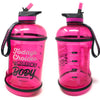 H2OCOACH - Today's Choices - Tomorrow's Body Half Gallon Water Bottle - w. Straw - 85 oz - Pink