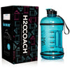 H2OCOACH One Gallon Water Bottle and Half Gallon Set - Pretty N Pink & Blue -2 Quantity