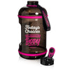 H2OCOACH One Gallon Water Bottle and Half Gallon Set - Pretty N Pink & Black/Pink -2 Quantity