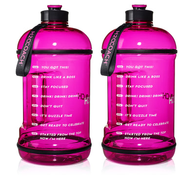 H2OCOACH One Gallon Set - PINK -2 Quantity